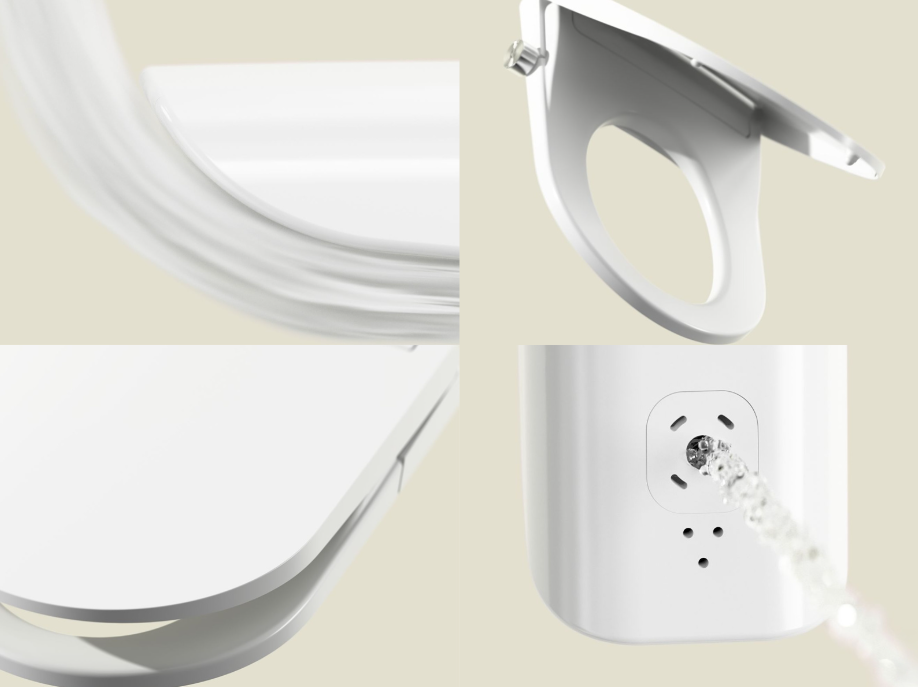 Laufen Cleanet Sit Pro Luxe Elektronische WC-Bril Wit – Verwarmde Zitting – UV Desinfectie – Föhnfunctie – Onder Aansluiting - Alleen WC Bril
