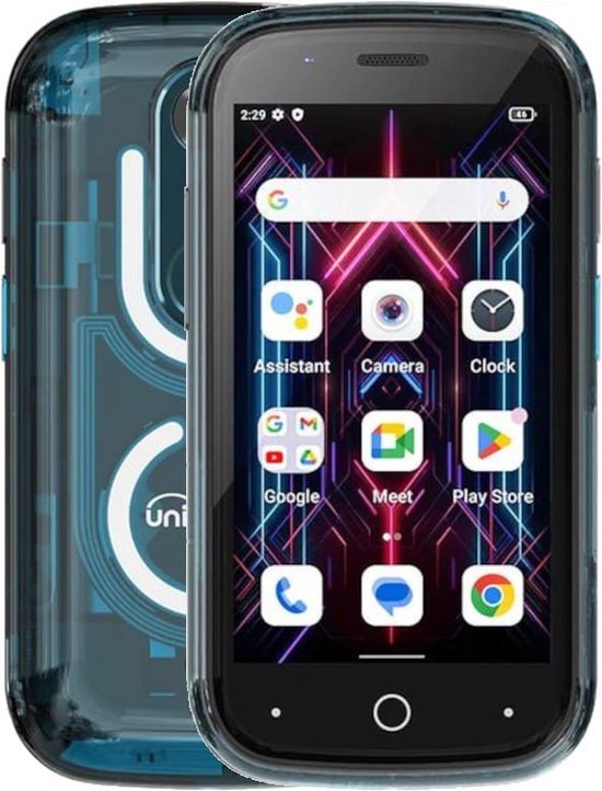 Unihertz Jelly Star 7,62 cm (3") Dual SIM Android 13 4G USB Type-C 8 GB 256 GB 2000 mAh Blauw