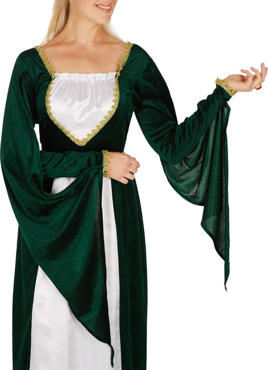 dressforfun - Vrouwenkostuum kasteelprinses XXL - verkleedkleding kostuum halloween verkleden feestkleding carnavalskleding carnaval feestkledij partykleding - 301204