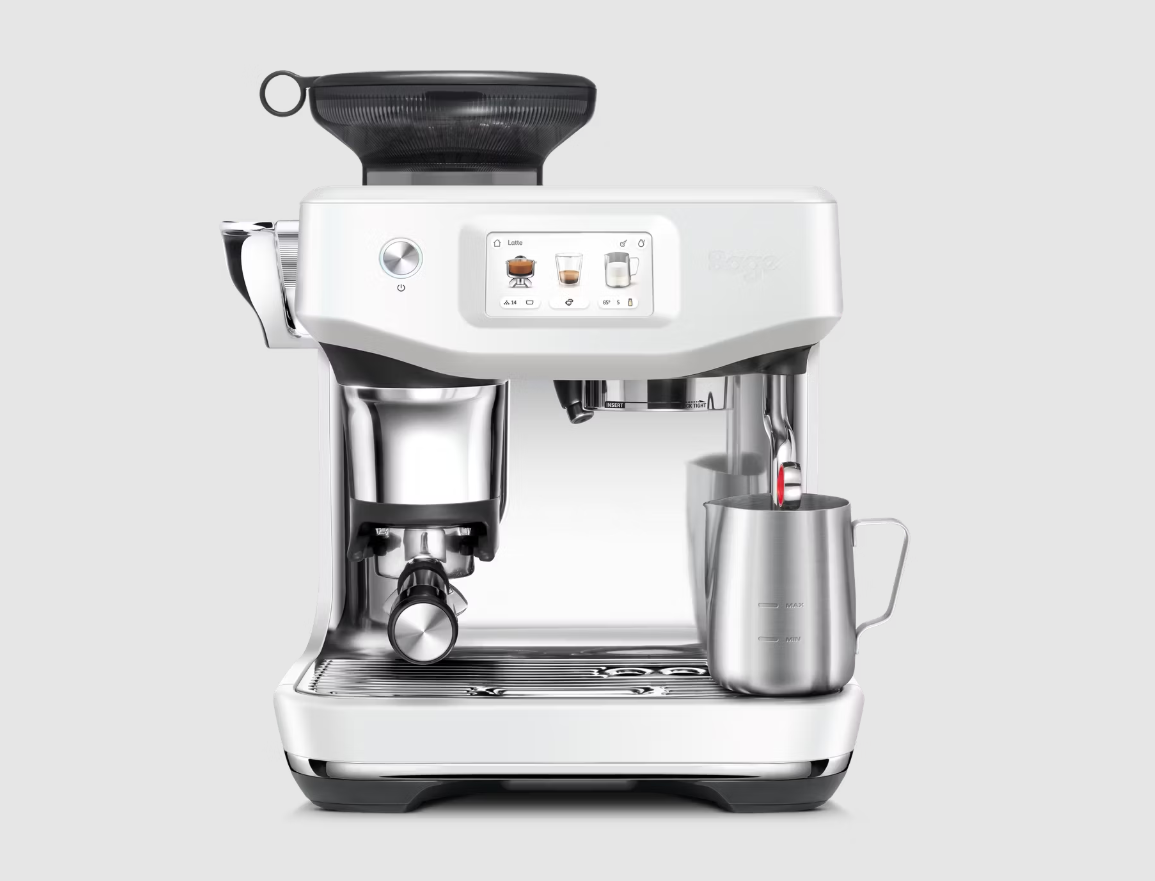 Sage de Barista Impress Touch Koffiemachine - RVS - 36 x 34 x 41.5 cm - Sea Salt Kleur