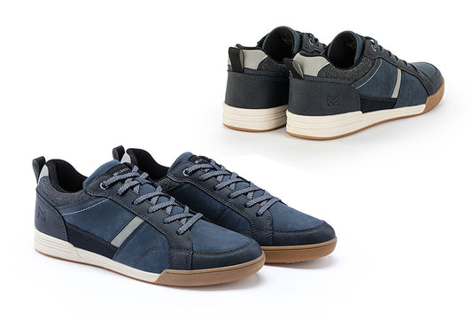 Milanoro - Comfortabele sneakers voor heren - Navy - Maat 40