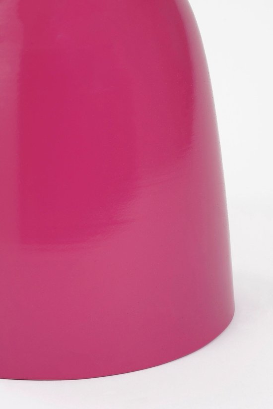 Mica Decorations Elliot Bijzettafel - H45 x Ø32 cm - IJzer - Fuchsia