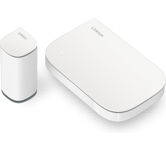 Linksys Velop Micro Mesh 6 - Router - WiFi 6 - Dual-band - Mesh WiFi - 3000 Mbps - 2-pack - Wit