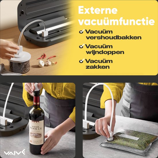 VAIVE Vacumeermachine - Vacuummachines - Foodsaver - Seal Apparaat - Vacuummachine - Vacuum Machine
