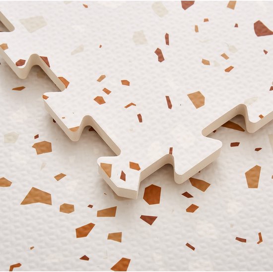 NilaFee™ - Speelmat - Foam - Baby - Speelkleed - Kruipmat - 180 x 120 x 1.5 cm - Puzzelmat - Opbergtas - Classic Zand