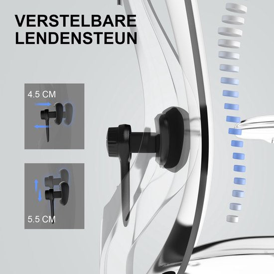 SIHOO M18 PRO Ergonomische Bureaustoel - Verstelbare Lendensteun - Ademende Mesh - Zwart