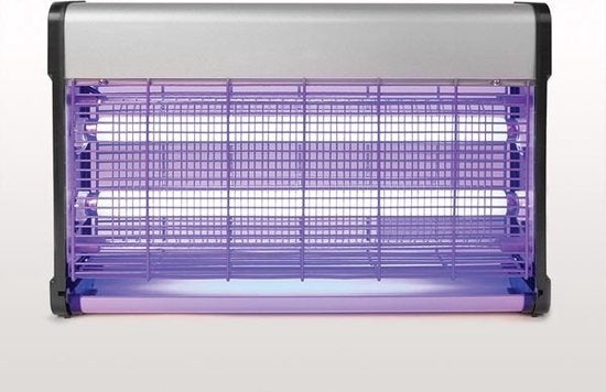 Perel Insectenverdelger, elektrisch, spanningsrooster 2800 V, uitneembare opvangbak, 100 m², metaal