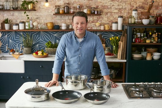 Tefal Jamie Oliver Cook Smart Koekenpannenset - 24 + 28 cm