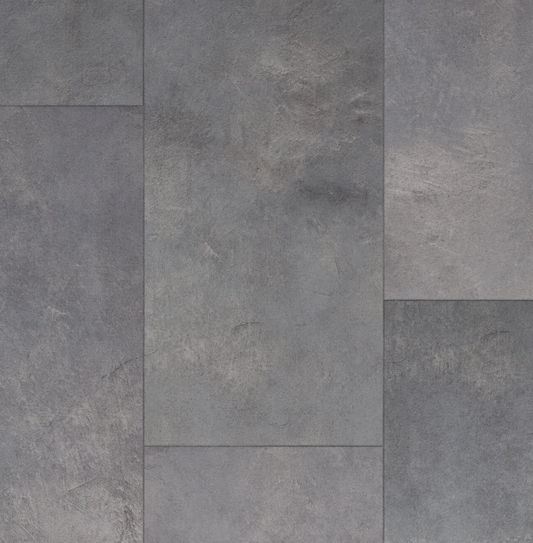 Click PVC laminaat vloer CanDo de Luxe steen antraciet 7 5 mm met ondervloer 1 5 mm