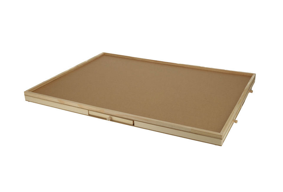 H&C Puzzelplaat met Opberglades voor 1500 Stukjes - Naturel - 87 x 66,7 x 4 cm