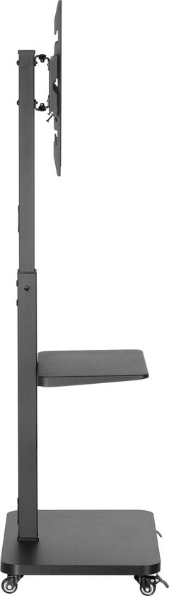 VVD Gaming TV standaard verrijdbaar - draaibaar - 32 inch tot 65 inch - Zwart - 40kg - 40x64x152cm
