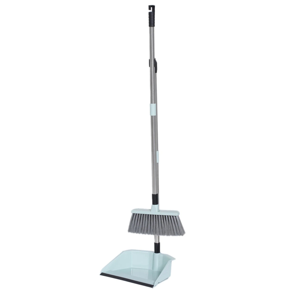 Handvegerset Blauw - 70 cm Steel - 25,5 cm Brede Kehrschop - 80 mm Borstels