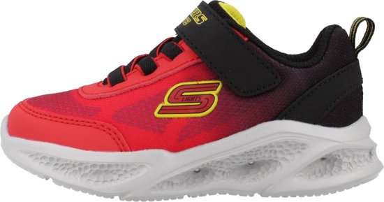 Skechers Meteor-Lights - Krendox 401495N-RDBK, voor een jongen, Rood, Sneakers,Sportschoenen, maat: 25