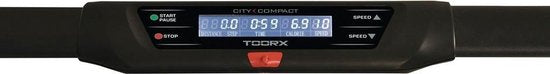 Toorx Fitness City Compact Loopband - Goud - 1 Trainingsprogramma's - 14 km/h - LCD Scherm