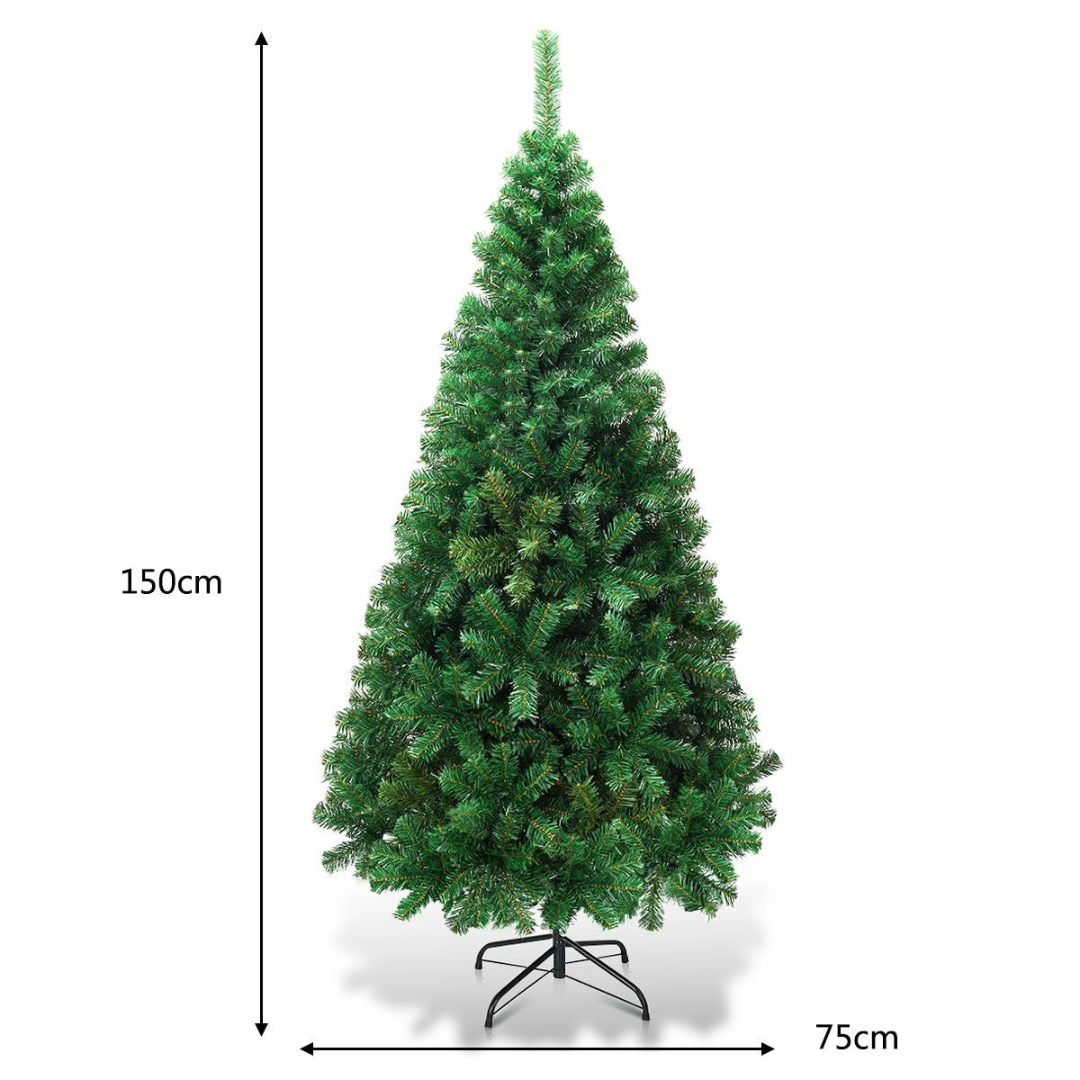 Coast Kunstkerstboom met Metalen Voet - 210cm - Groen