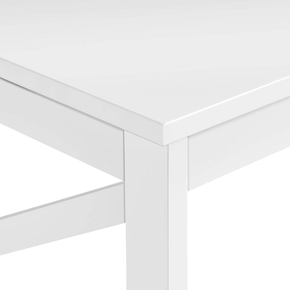 Salontafel met 2 Legplanken en X-Vormig Frame 100 × 50 × 45 cm Wit