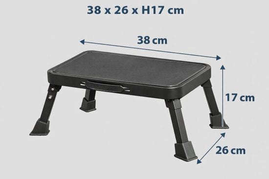 Ceruzo Opstapkruk Inklapbaar – Anti-Slip – 150 kg – Camping Keuken