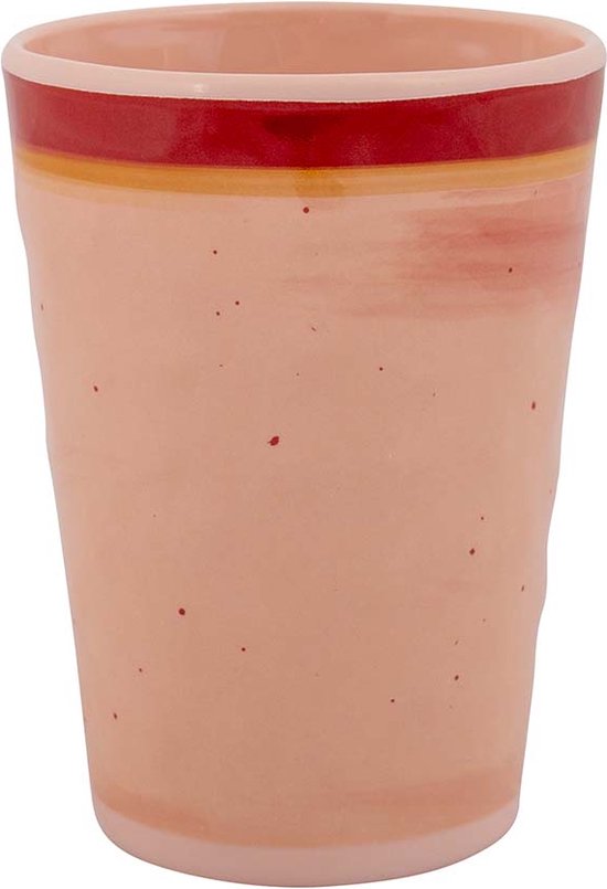Bo-Camp - Beker - Halo - 400 ml - 4 Stuks - Melamine - Terra