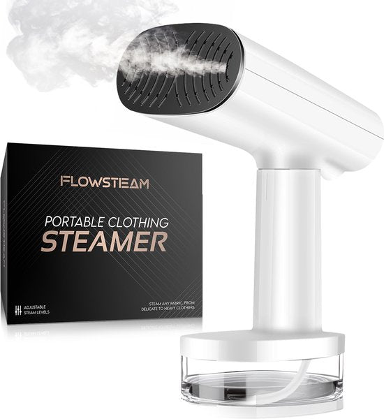 FLOWSTEAM® Luxe Kledingstomer - Handstomer - Stoomapparaat Kleding - Snow White Edition