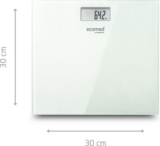 ecomed by Medisana PS-72E V2 Digitale personenweegschaal Weegbereik (max.): 150 kg Wit