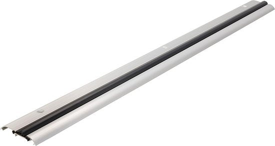Fixman Tochtstrip - tochtwering - zilver - aluminium - 91 x 8 cm - deur tochtstopper