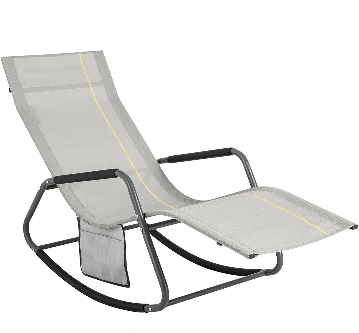 SoBuy Schommelstoel - met Zijtas - max 120kg - 145x84x57cm