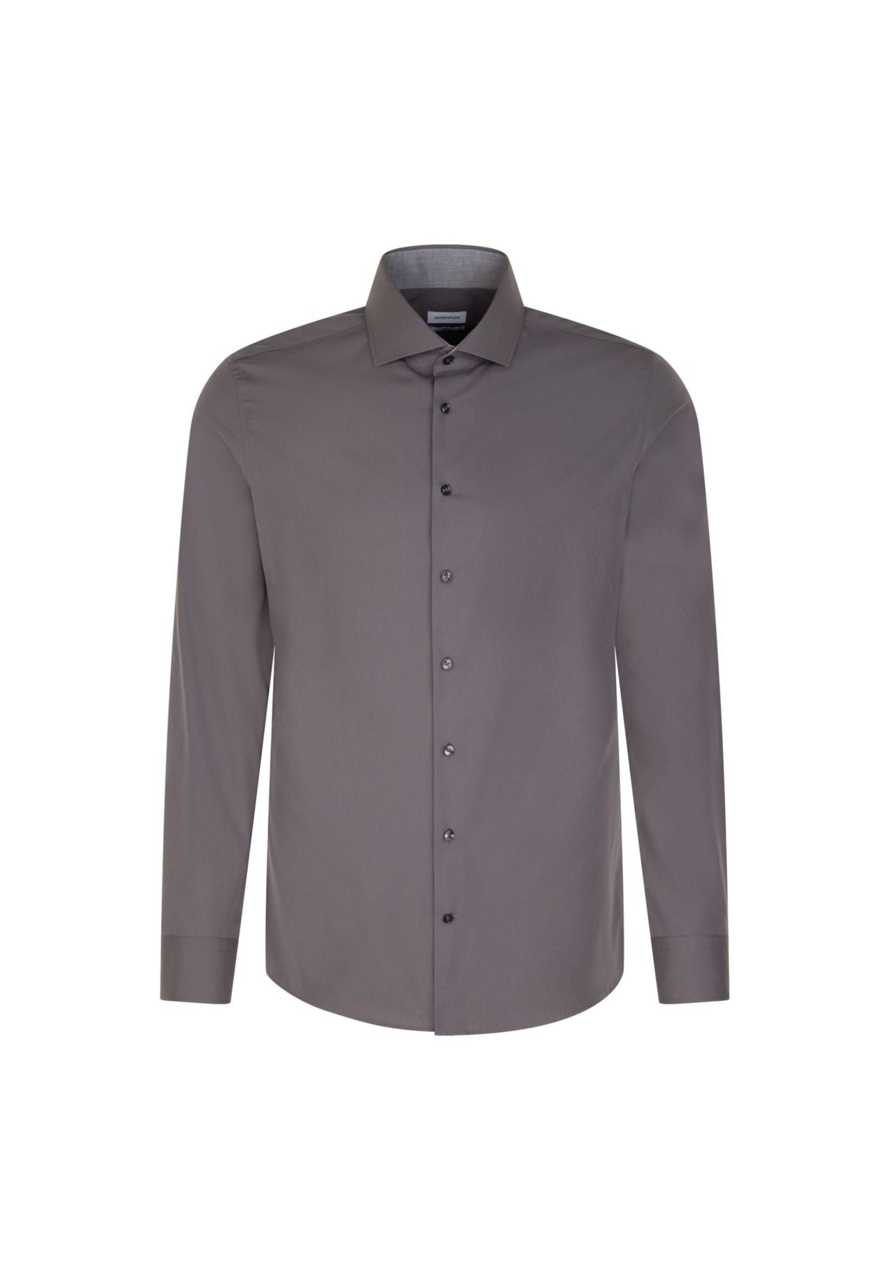 Seidensticker Business Shirt – Regular Fit – maat 39 - Anthra-665 – Katoen, Non-Iron, Spread Kentkraag
