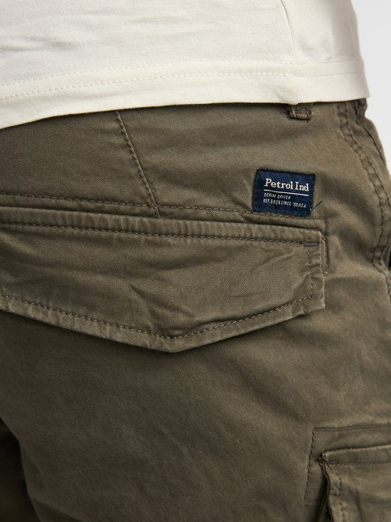 Petrol Industries Cargo Broek - Shellfront - Heren - Groen - Maat W32 L34