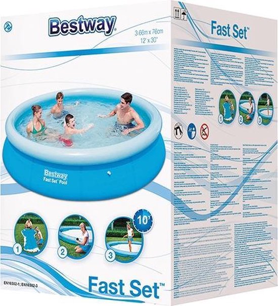 Bestway Fast Set zwembad 366 cm