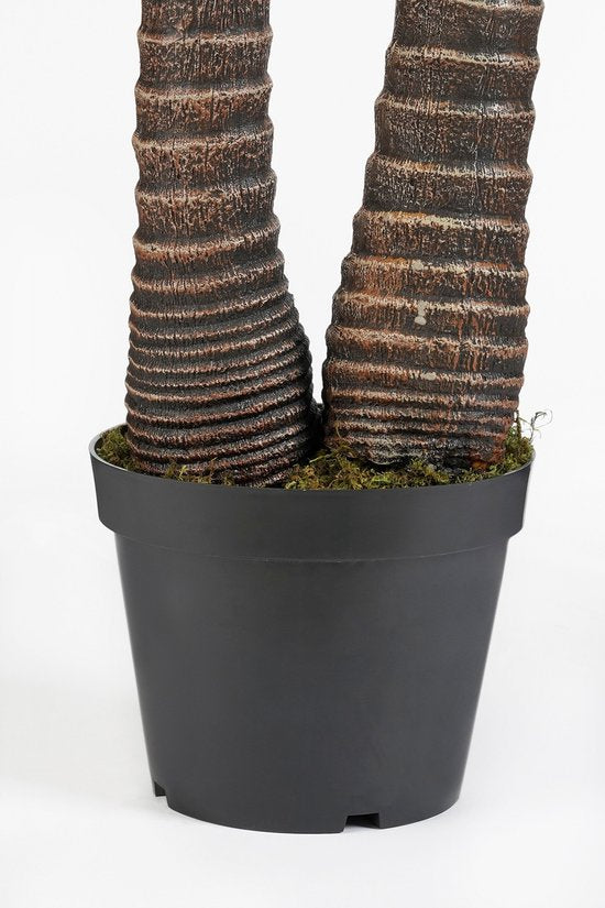 Mica Decorations grote Cycas Palm kunstplant - groen - H150 x D95 cm - top kwaliteit