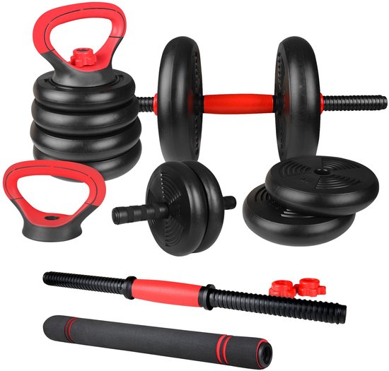 Fitby Dumbells 20 KG - Dumbbells - Gewichten Set - Verstelbare Dumbells - Halterset - Dumbell Set - Kettlebell
