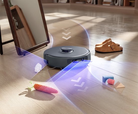 Narwal Freo Z10 Ultra Robotstofzuiger met Zelflozend Basisstation, 18.000Pa Zuigkracht, AI Vision, DirtSense Technologie, Klitvrije Borstel, 45-75°C Heet Water Wassen, LDS Navigatie, 8N Dweilen, Grijs