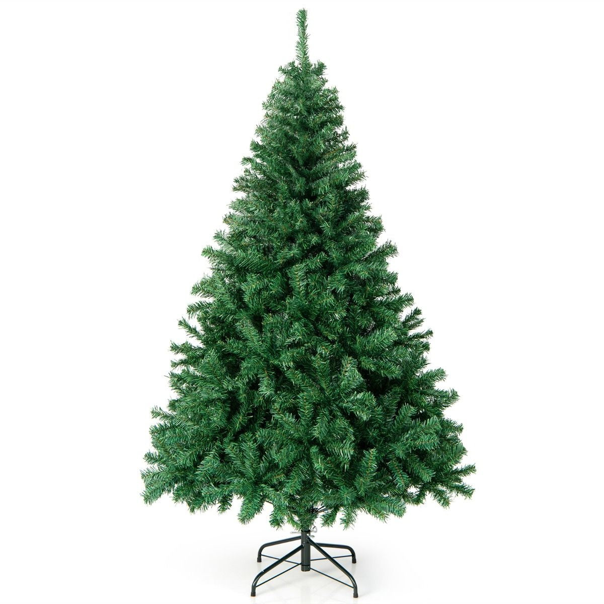 Coast Kunstkerstboom Groen – 116 x 183 cm – 1000 Takpunten met Scharnierconstructie en Metalen Standaard