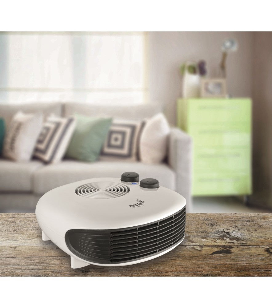 Plein Air - Ventilatorkachel - 2000W - 2 Standen Met Regelbare Thermostaat - Oververhittingsbeveiliging - Kunststof - Wit