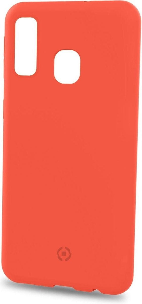 Celly Shock Samsung Galaxy A70 Hoesje Shock Siliconen Hoes Case Cover Oranje