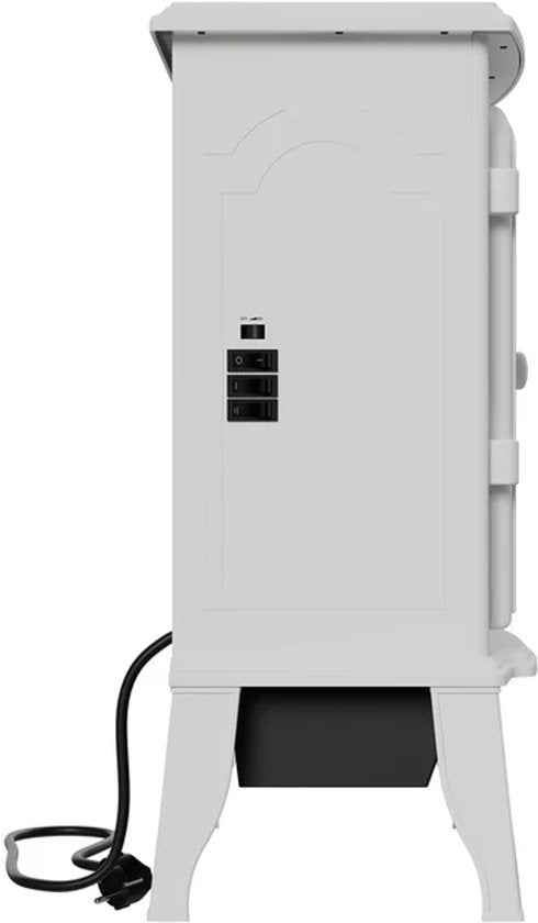 Elektrische haard - Incl. Vlameffect - Wit