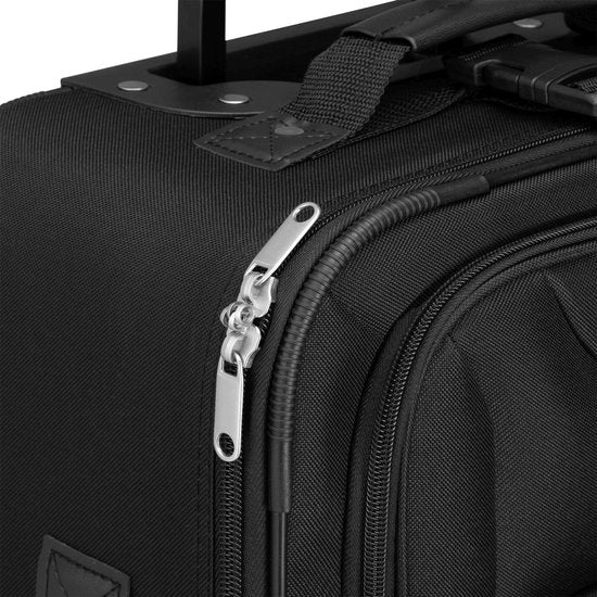 Juskys Trolley Reiskofferset / Kofferset Athen - 5-delig - Zwart