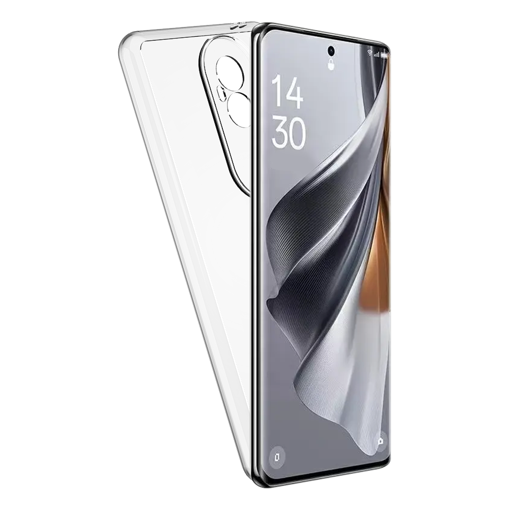 BeHello Hoesje Oppo Reno10 Pro - Gel Case - Transparant