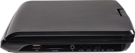 Denver Draagbare DVD Speler Auto - 10 inch - Incl. Hoofdsteunhouder - USB - Draaibaar Scherm - MT1097