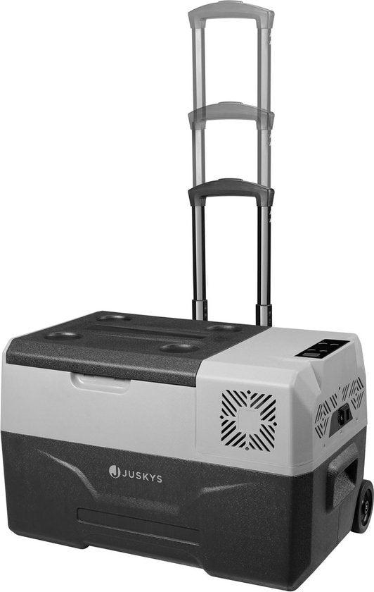 Juskys Elektrische Koelbox - Compressor – 30L - Verrijdbaar - Zwart