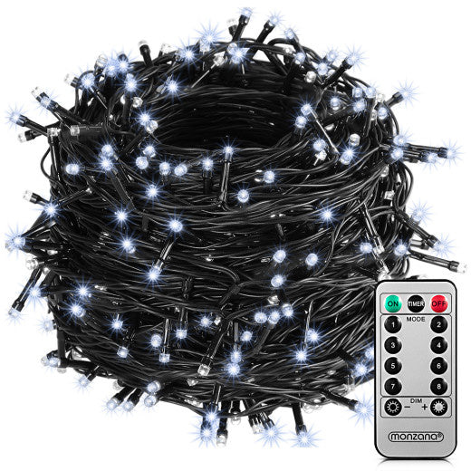 Monzana Lichtsnoer 600 LEDS – Afstandsbediening Timer – Koud Wit