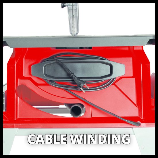Einhell Elektrische Zaagtafel TE-TS 250 UF - 2000 W - Ø250 mm - Inklapbaar onderstel met trolleyfunctie - Incl. 48 tands zaagblad