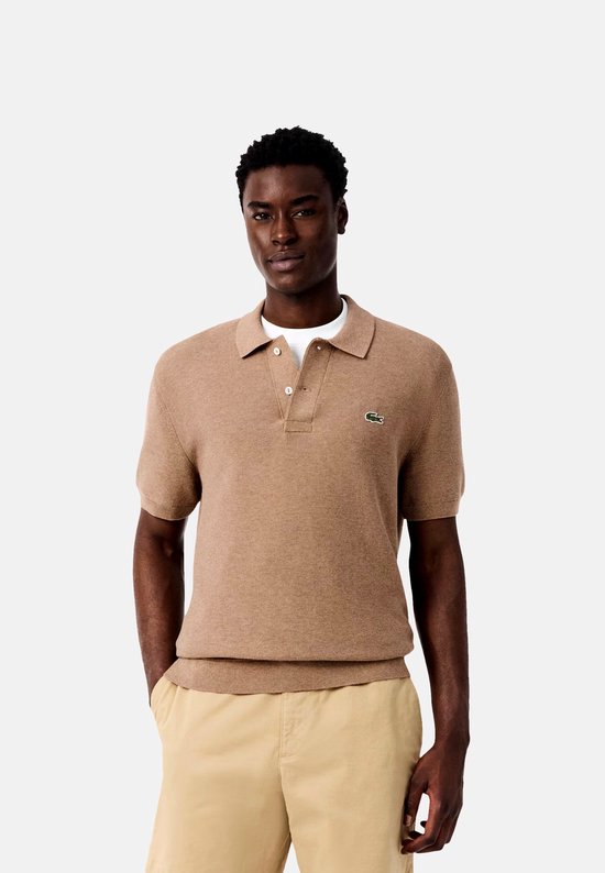 Lacoste - Trui - Lacoste - Herentrui - Maat M - Bruin