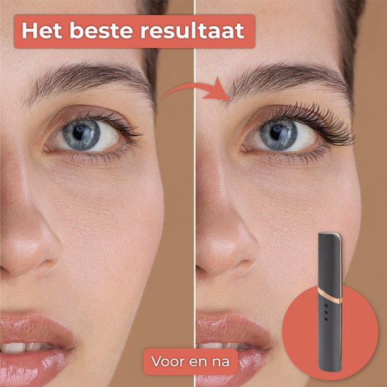 Nuvance - Elektrische Wimperkruller - Eyelash Curler - Verwarmde Wimperkruller - Lash Lift - 3 Temperatuurstanden - USB Oplaadbaar