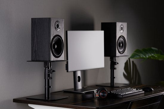Speakerstandaard bureau - luidsprekerstandaard - set van 2 stuks