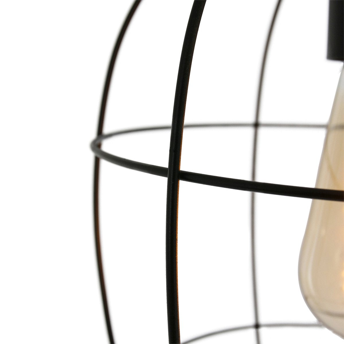 Hanglamp Minimalics 2705ZW – Zwart, verstelbaar van 35 cm tot 185 cm, Scandinavisch design, met E27 fitting, van merk Mexlite, gemaakt van metaal, kunststof en elektronica