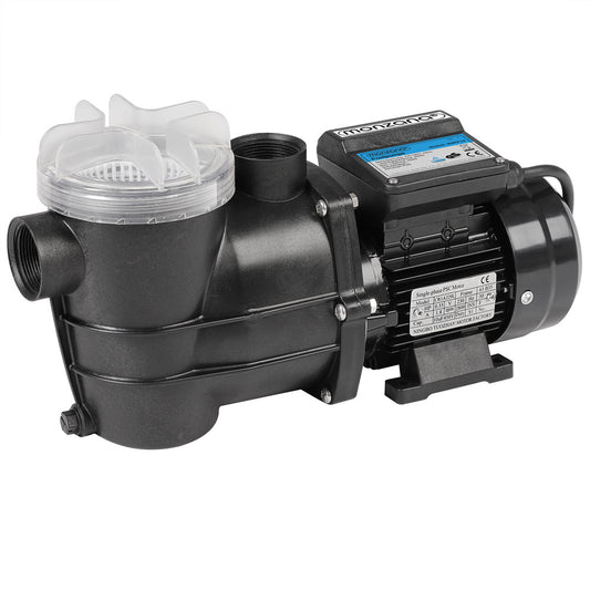 Monzana Filterpomp + Voorfilter - 9.960 l/u 400 W IPX5 – Zwart