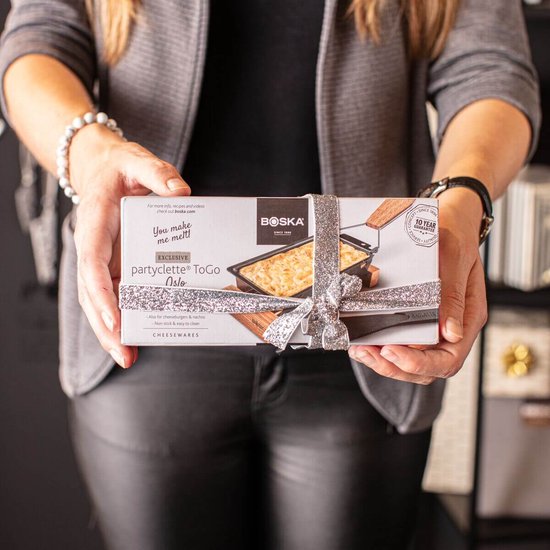 Boska Partyclette Oslo - Raclette set - Eikenhout - Anti-aanbaklaag