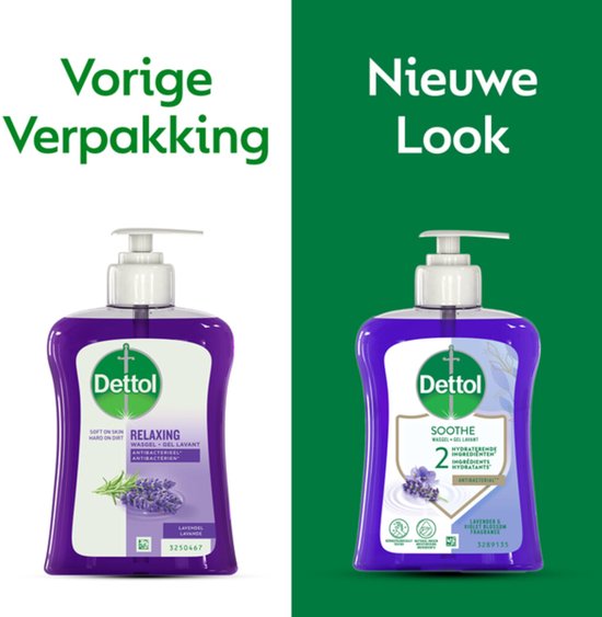 Dettol Wasgel - Verzachtend met lavendel en druifextracten - Handzeep - 250 ml