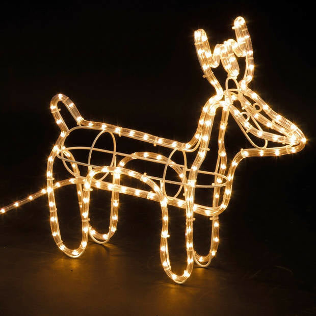 Nordlandia Buitenverlichting - Rendier met slee - Warm wit